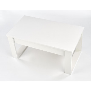 NORDEN modern dohányzóasztal fiókokkal – fehér - 110cm