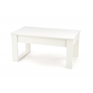 NORDEN modern dohányzóasztal fiókokkal – fehér - 110cm