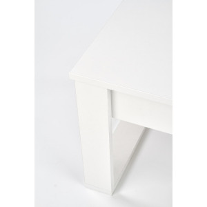 NORDEN modern dohányzóasztal fiókokkal – fehér - 110cm