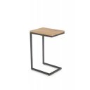 NOVAIR modern lerakóasztal – tölgy / fekete - 40cm