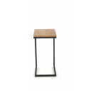 NOVAIR modern lerakóasztal – tölgy / fekete - 40cm