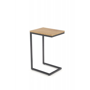 NOVAIR modern lerakóasztal – tölgy / fekete - 40cm