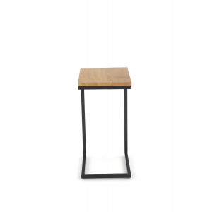 NOVAIR modern lerakóasztal – tölgy / fekete - 40cm