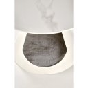 NORVELL modern 2 részes dohányzóasztal szett – fehér márvány / fehér - 60/50cm