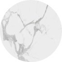 NORA modern 2 részes dohányzóasztal szett – fehér márvány / fekete - 53/43cm