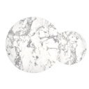 PALMER modern 2 részes dohányzóasztal szett – márvány / arany - 60/38cm