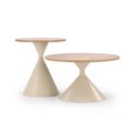 PIERSON modern 2 részes dohányzóasztal szett – tölgy / kasmír - 70/50cm