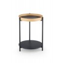 RYTON modern lerakóasztal – natúr tölgy / fekete - 44cm