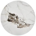RIVERTON modern dohányzóasztal –  márvány / arany - 50cm