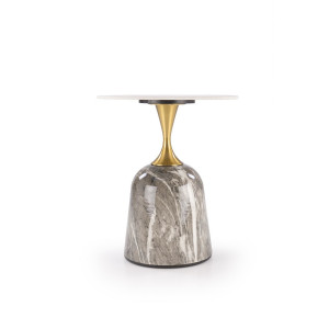 RIVERTON modern dohányzóasztal –  márvány / arany - 50cm
