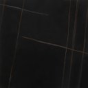 FINLEY modern dohányzóasztal – fekete márvány / arany - 80cm