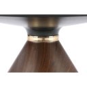 GRAFTON modern dohányzóasztal – márvány / dió  -70cm