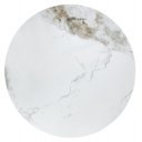 GRAFTON modern dohányzóasztal – márvány / dió  -70cm