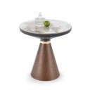 GRAFTON modern lerakóasztal – márvány / dió - 50cm