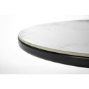 GRAFTON modern lerakóasztal – márvány / dió - 50cm