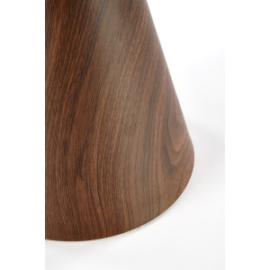 GRAFTON modern lerakóasztal – márvány / dió - 50cm