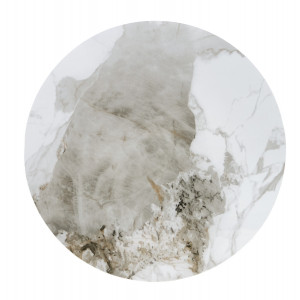 GRAFTON modern lerakóasztal – márvány / dió - 50cm