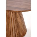 GRANVILLE modern ovális dohányzóasztal – dió -120cm