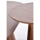 GRANVILLE modern ovális dohányzóasztal – dió -120cm