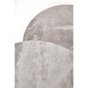 IRELAND modern 2 részes dohányzóasztal szett – szürke márvány / grafit - 54/44cm