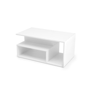 IVORY modern dohányzóasztal – fehér - 90cm