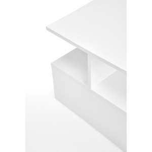 IVORY modern dohányzóasztal – fehér - 90cm