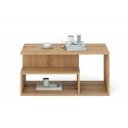IVORY modern dohányzóasztal –  tölgy - 90cm