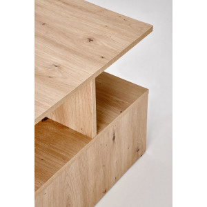 IVORY modern dohányzóasztal –  tölgy - 90cm