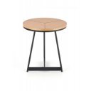 KENDALL modern lerakóasztal – natúr tölgy / fekete -45cm