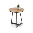 KENDALL modern lerakóasztal – natúr tölgy / fekete -45cm