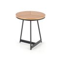 KENDALL modern lerakóasztal – natúr tölgy / fekete -45cm