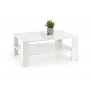 KNOX modern dohányzóasztal – fehér - 110cm