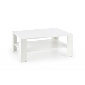 KNOX modern dohányzóasztal – fehér - 110cm