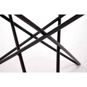 LENNIX modern lerakóasztal – natúr / fekete -60cm