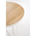 LENNIX modern lerakóasztal – natúr / fehér -60cm