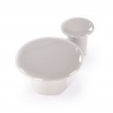 LORENZA modern dohányzóasztal – kasmír - 80cm