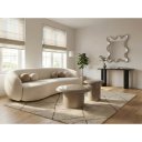 LORENZA modern dohányzóasztal – kasmír - 80cm