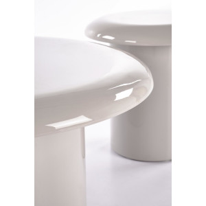 LORENZA modern dohányzóasztal – kasmír - 80cm