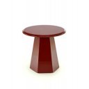 LUCIEN modern lerakóasztal – bordó - 50cm