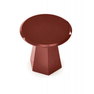 LUCIEN modern lerakóasztal – bordó - 50cm