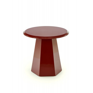 LUCIEN modern lerakóasztal – bordó - 50cm