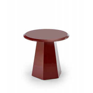 LUCIEN modern lerakóasztal – bordó - 50cm