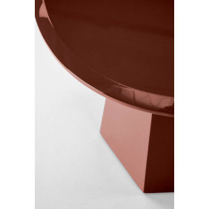 LUCIEN modern lerakóasztal – bordó - 50cm