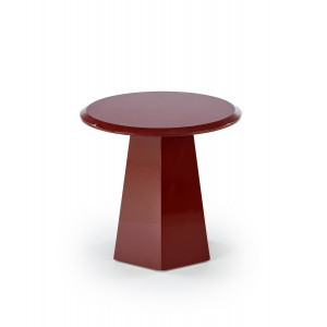 LUCIEN modern lerakóasztal – bordó - 50cm