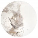 MAVERO modern lerakóasztal – fehér márvány / natúr -50cm