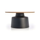 MONTARA modern 2 részes dohányzóasztal szett – natúr / fekete - 70/50cm