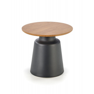 MONTARA modern 2 részes dohányzóasztal szett – natúr / fekete - 70/50cm