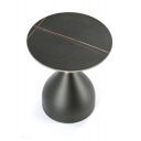 SCALITA modern lerakóasztal – fekete márvány / fekete - 50cm