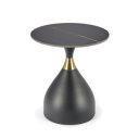 SCALITA modern lerakóasztal – fekete márvány / fekete - 50cm