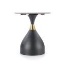 SCALITA modern lerakóasztal – fekete márvány / fekete - 50cm
